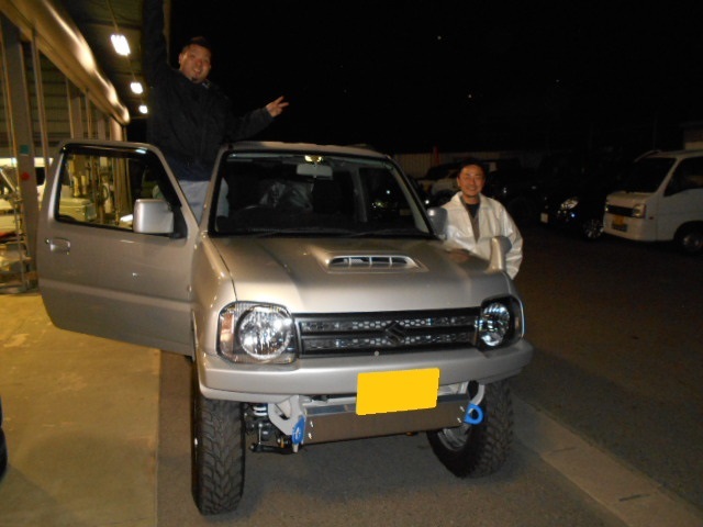 祝☆納車　H24年式 ジムニー XC 3ｲﾝﾁﾘﾌﾄｱｯﾌﾟ仕様v(^_^v)♪_c0213517_10314649.jpg