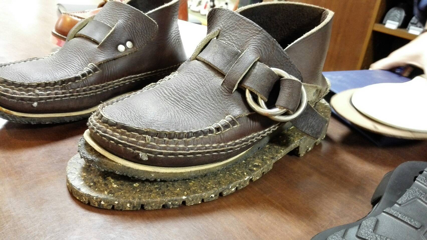 ARROW MOCCASINのソール交換をしてみました_b0139233_15051161.jpg