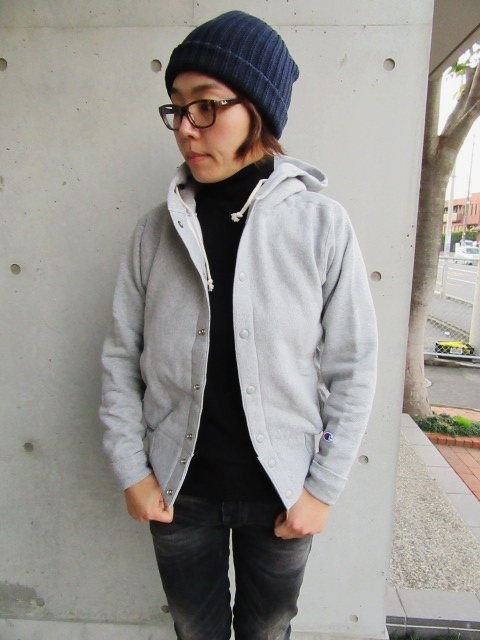 前回「黒」が即完につき、Champion USA ・・・ SWEAT Snap PARKA!★!_d0152280_1245114.jpg