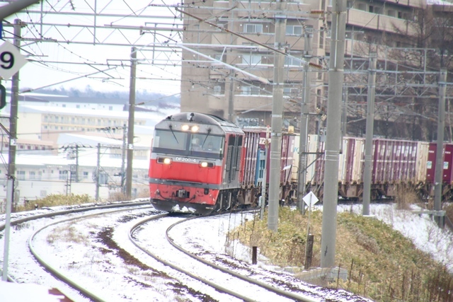 藤田八束の鉄道写真＠暑い季節になりました、納涼をかねて冬の鉄道写真を集めてみました・・・貨物列車、鉄道写真_d0181492_15584534.jpg