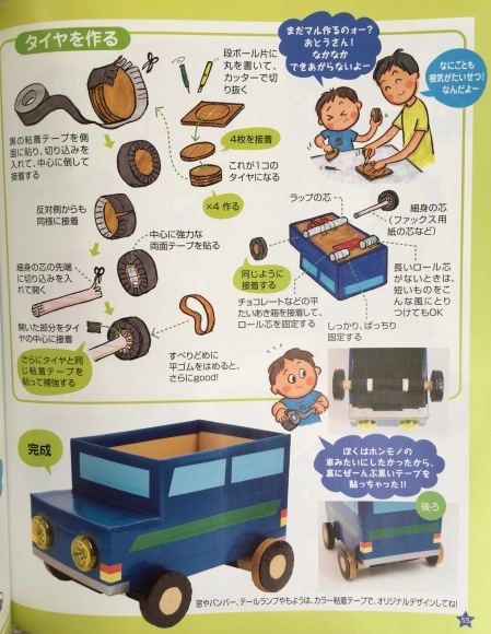 ダンボールの車 作り方 早未恵理の あそび Tips