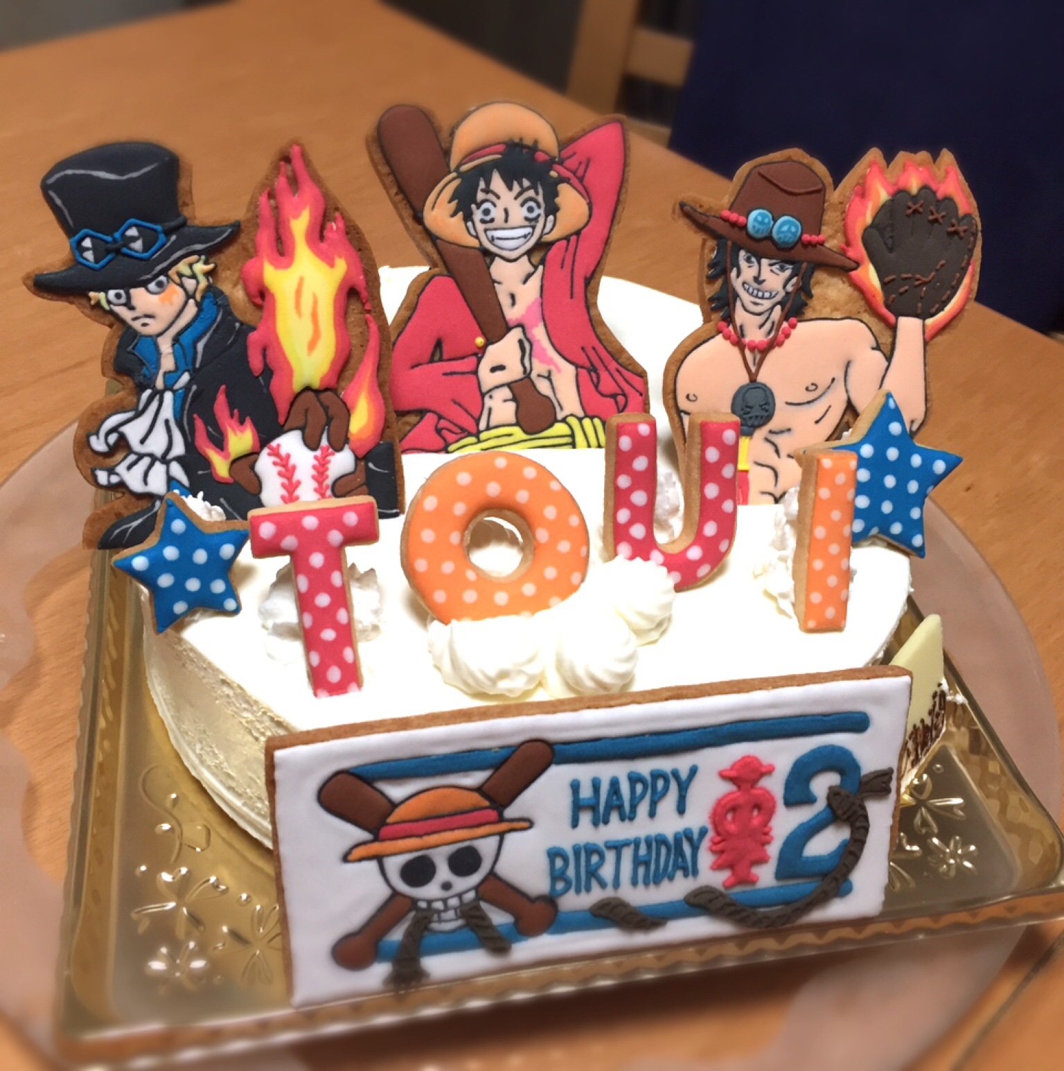 ワンピース　ONE PIECE　アイシングクッキー