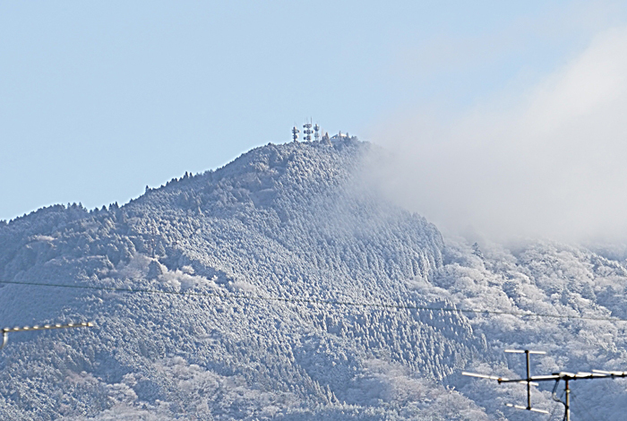 比叡山の冠雪 出町隠居のブログ