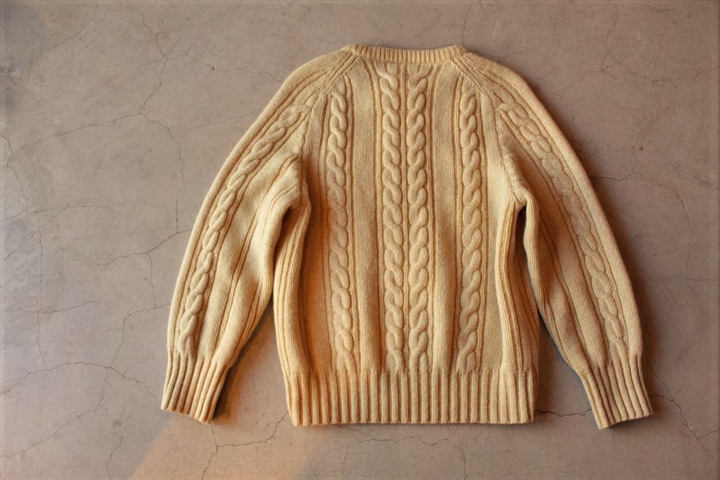 Item.180 Cable Knit Sweater_c0352177_18240598.jpg