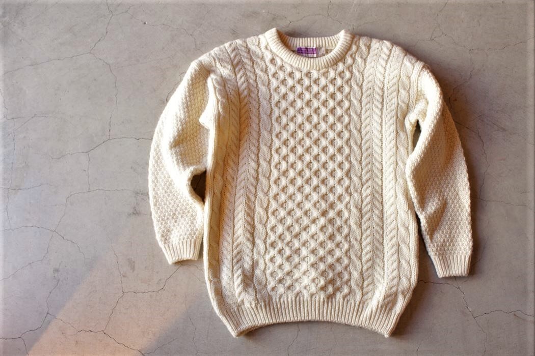 Item.180 Cable Knit Sweater_c0352177_18240682.jpg