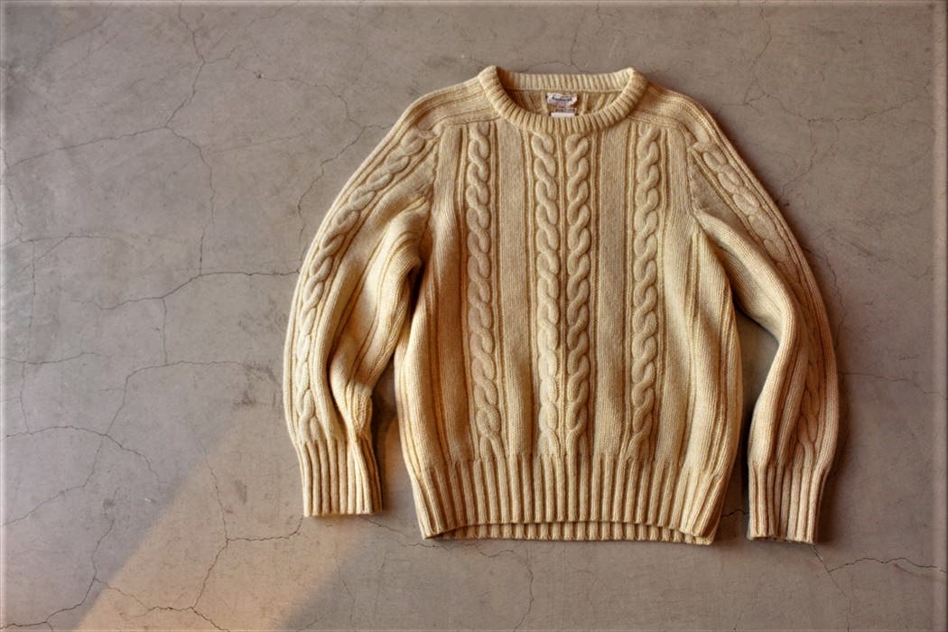 Item.180 Cable Knit Sweater_c0352177_18244318.jpg