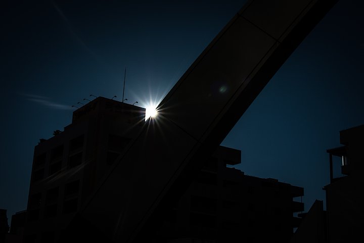 ペデストリアンデッキの赤錆と戯れる光蜥蜴_d0353489_21192373.jpg