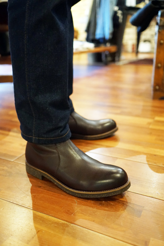 PADRONE SIDE ZIP BOOTS! / 防水レザー_a0155932_20162136.jpg