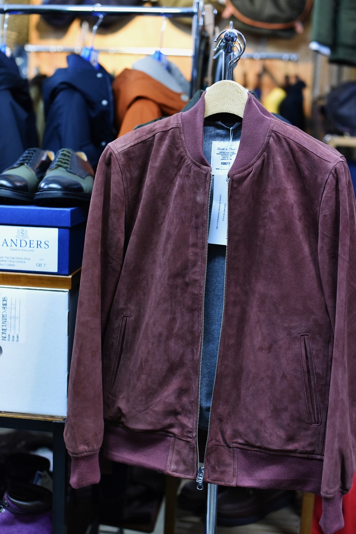 FIDELITY USA ・・・ BROWN SUEDE LEATHER ZIP JACKET!★! (再)_d0152280_815344.jpg
