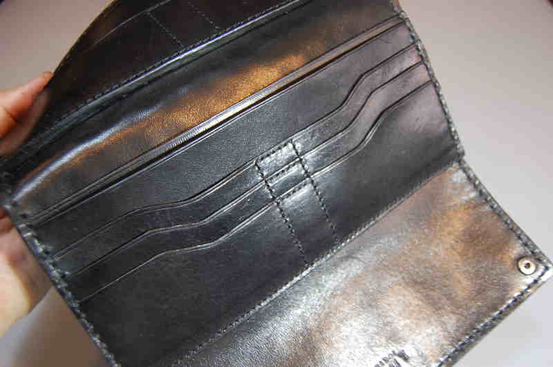 ナイルクロコダイル製大型財布 : オーダージーンズ、レザージャケットのLDFS