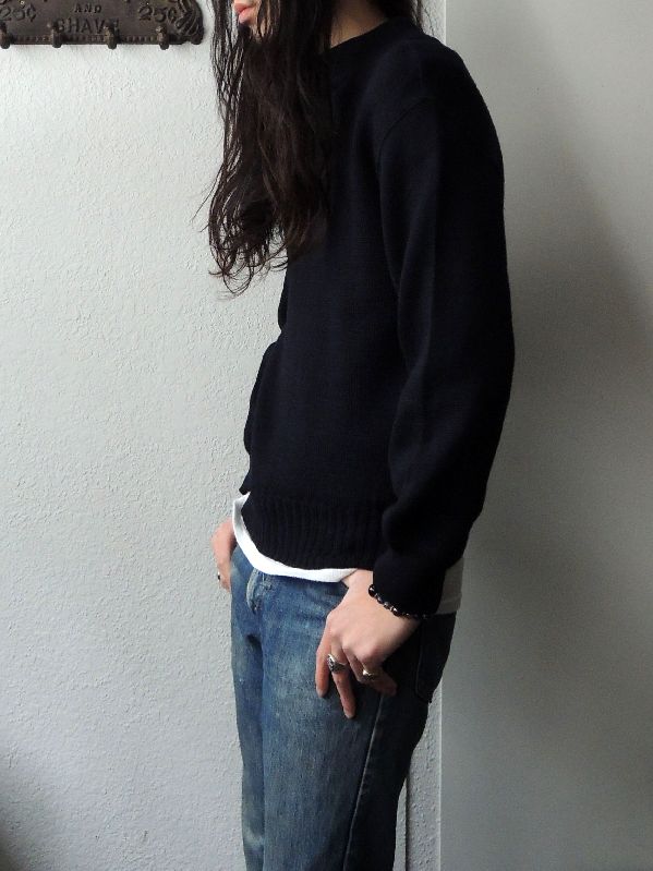 50s〜60s US.NAVY ゴブセーター サイズ44 40S~ U.S.NAVY GOB SWEATER--