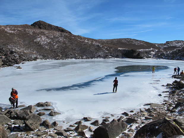 くじゅう中岳雪景色　2016.12.18（日）_a0166196_14375760.jpg