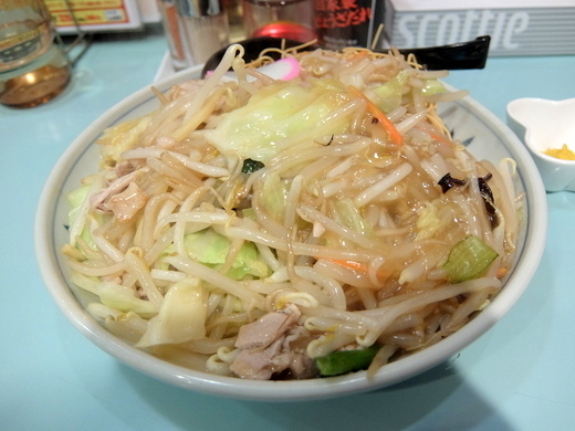 【ライス】くるまやラーメン 野菜たっぷりのあんかけ固焼きそば【品切れ】_d0188613_08202983.jpg