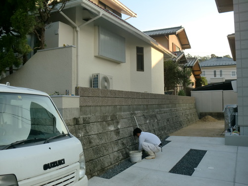 佐伯区 T様邸・エクステリア工事_d0125228_1285869.jpg