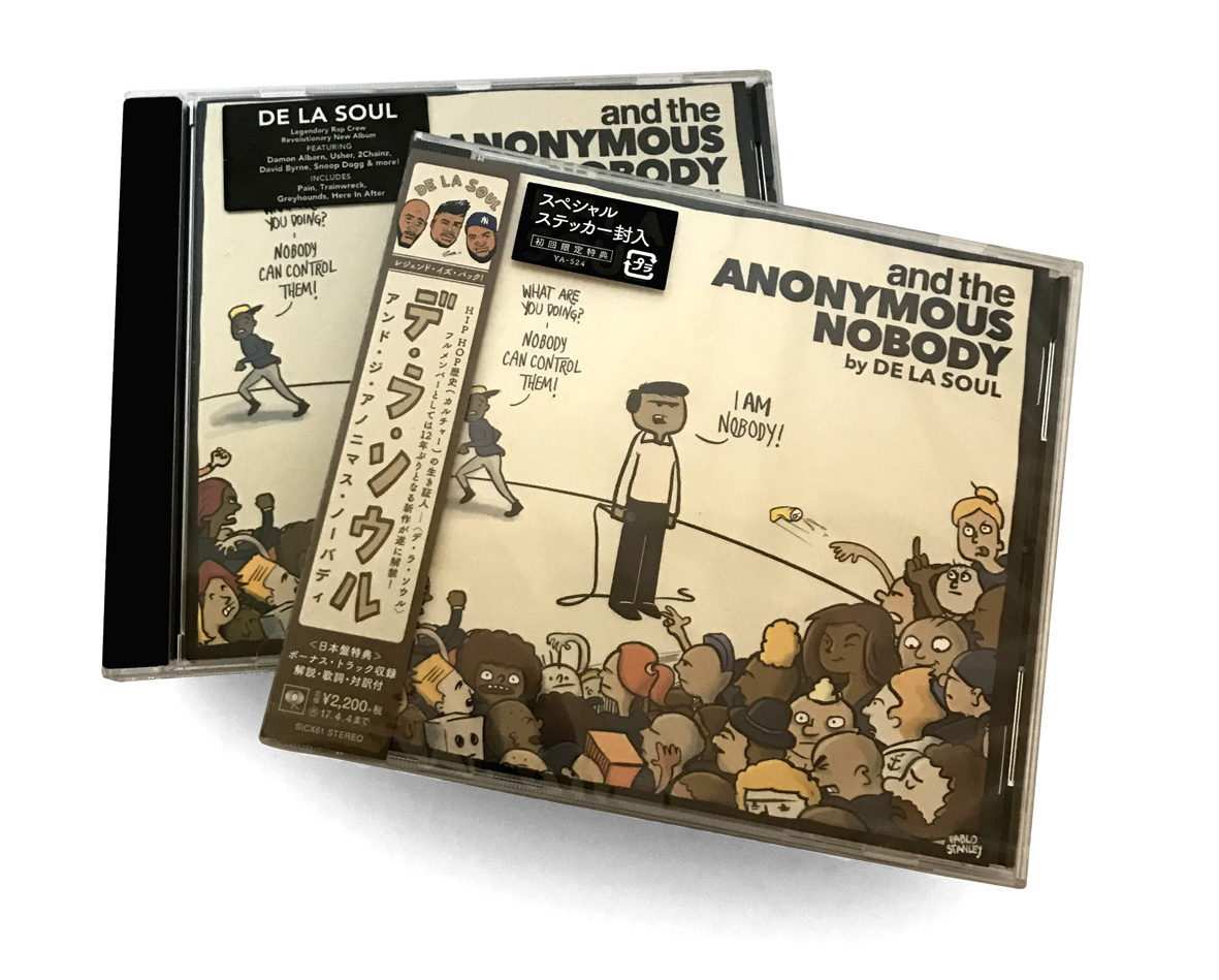 DE LA SOUL『and the ANONYMOUS NOBODY』日本盤デザイン_a0087220_1024827.jpg