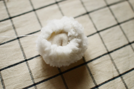 サンタ帽子を作りました。_d0227246_1191643.jpg