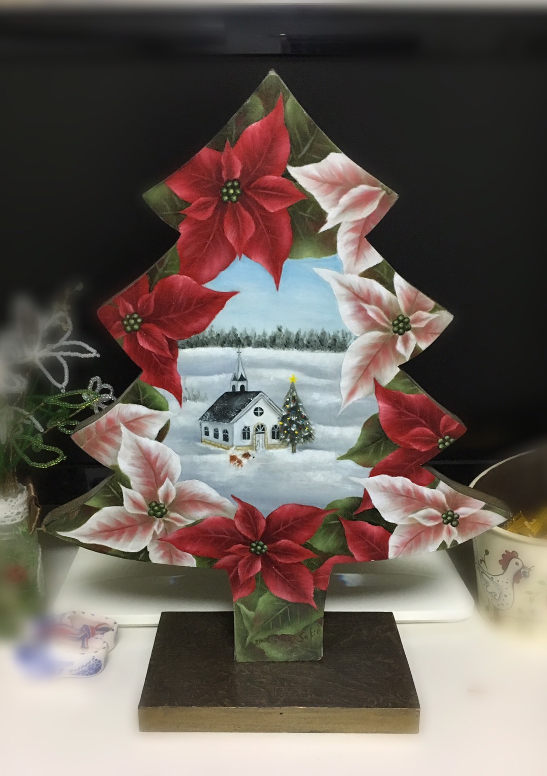 【2024正規激安】 クリスマス＊＊＊トールペイント・クリスマスカード Palette Happy : その他