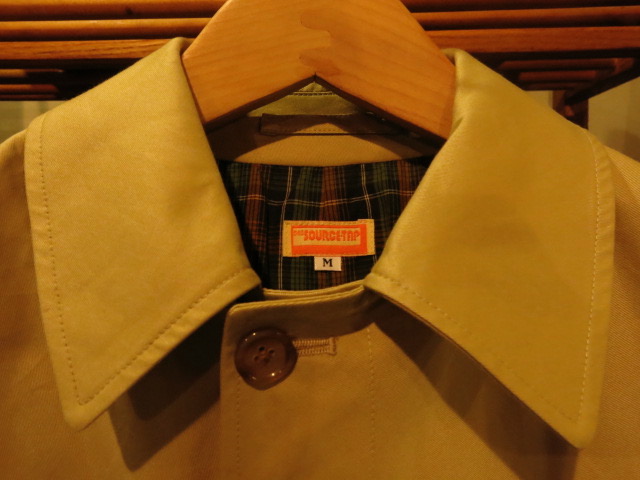 \"SOURCE-TAP × TheThreeRobbers ALL WEATHER COAT\"ってこんなこと。_c0140560_16581760.jpg