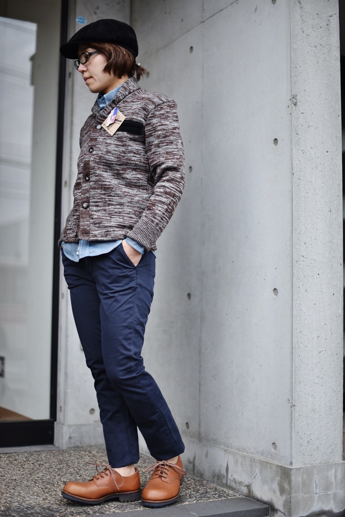 今時期に丁度◎ SKOOKUM ・・・ MIX KNIT SHAWL CARDIGAN!★!_d0152280_3181966.jpg