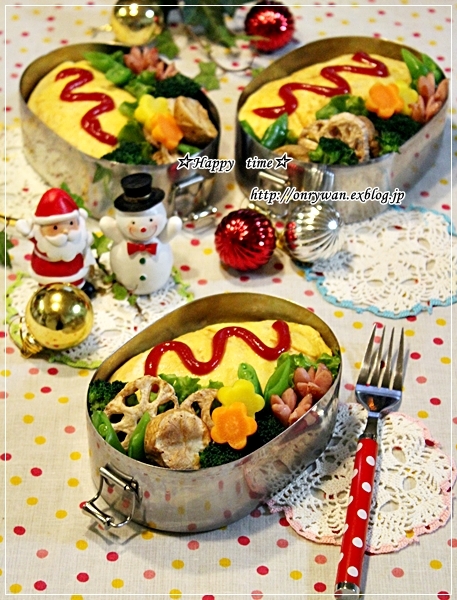 オムライス弁当と今夜はおでん♪_f0348032_18250474.jpg