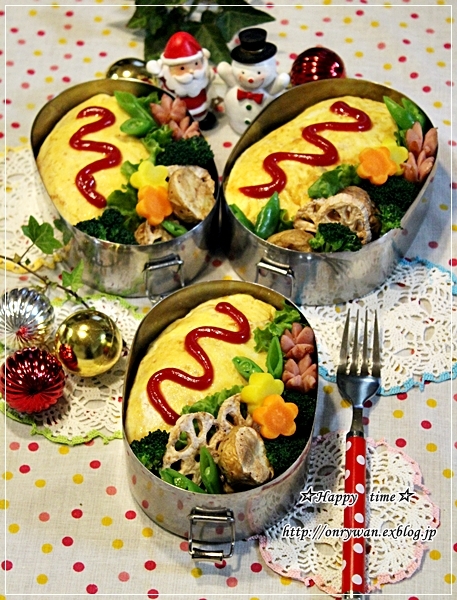 オムライス弁当と今夜はおでん♪_f0348032_18251601.jpg