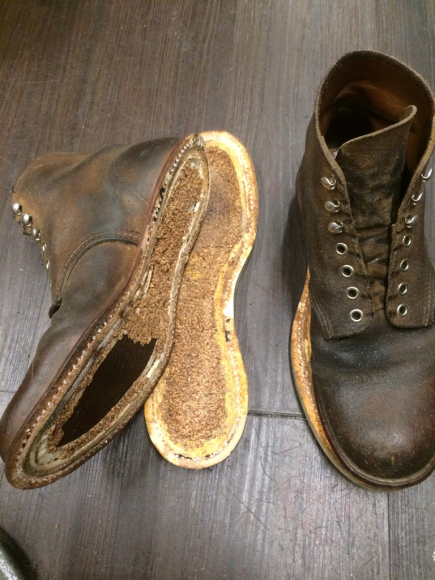 レッドウイング redwing オールソール Vibram#100_b0310556_11583136.jpg