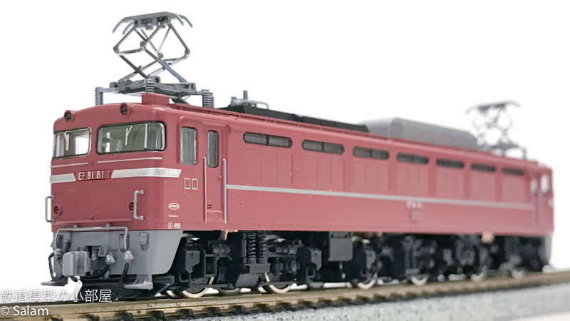 TOMIX 9171 JR EF81形電気機関車（81号機・お召塗装） 入線 : Salamの