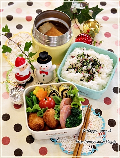 一口とんかつ・おでん弁当と今夜はクリスマスディナー♪_f0348032_18080604.jpg