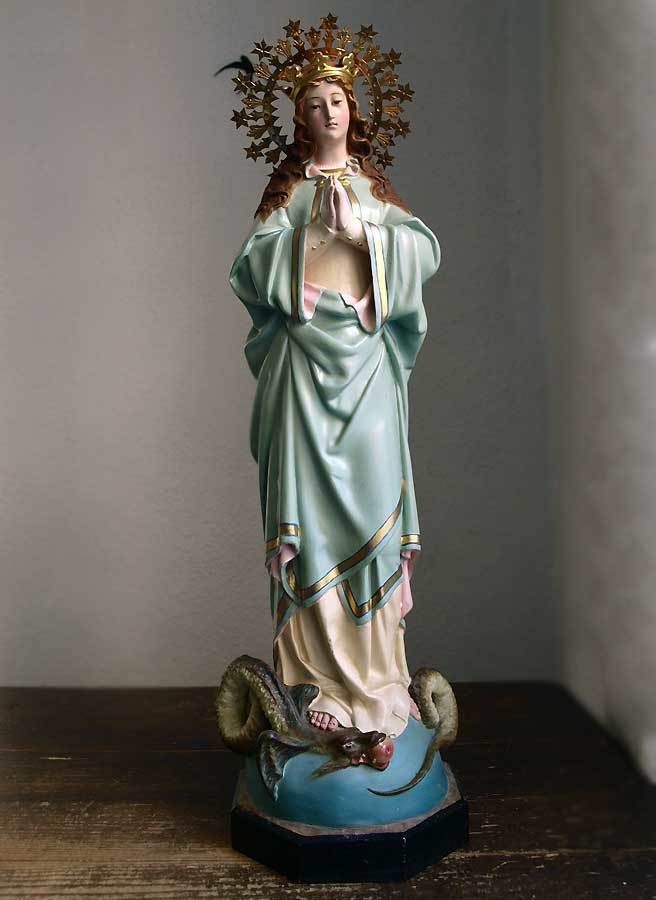 無原罪の御宿り聖母マリア像 /184 : Glicinia 古道具店