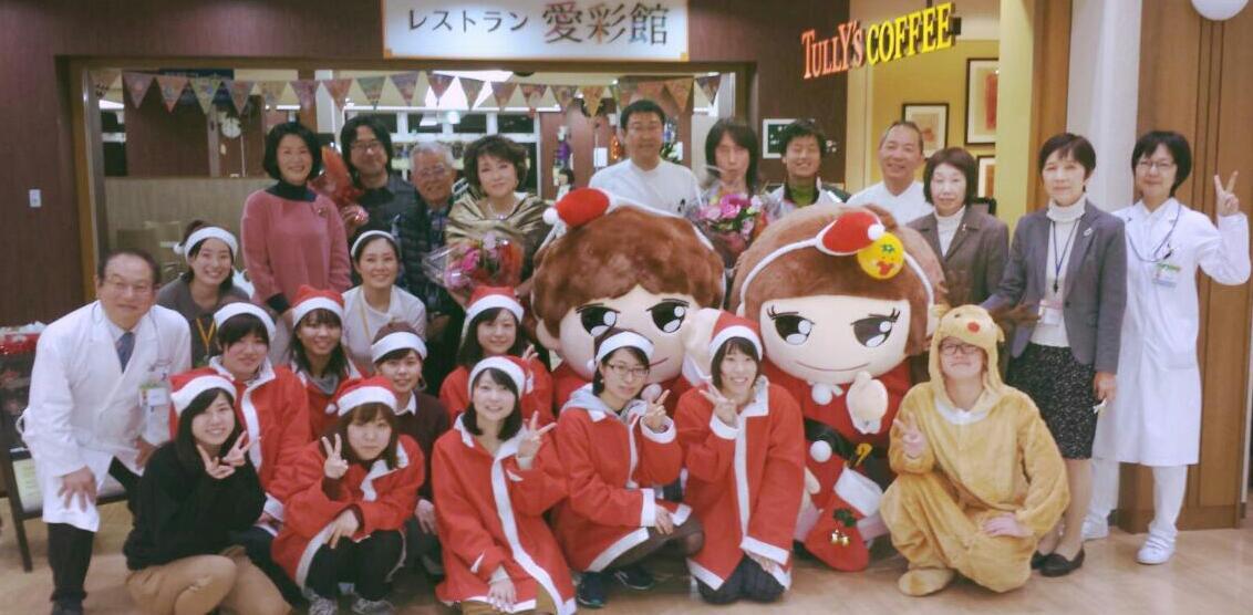 愛媛大学病院患者サロンでクリスマスでした☆_d0103296_13231472.jpg