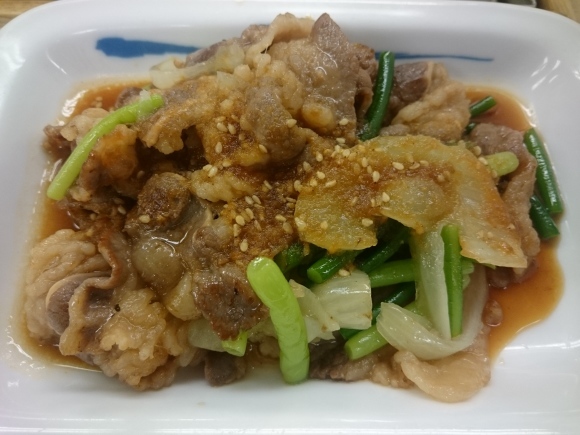 12/24夜勤明け プルコギ定食生玉子ご飯大盛り無料¥690+生ビール2杯¥300@松屋_b0042308_00211957.jpg