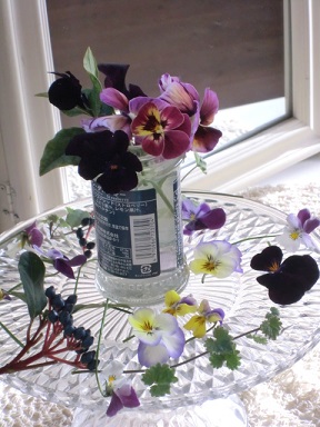 ビオラで花遊び Mille Fleur の花とおやつ