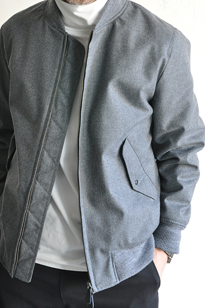 STILL BY HAND　Flano Thinsulate Blouson (Gray)_d0120442_20472452.jpg