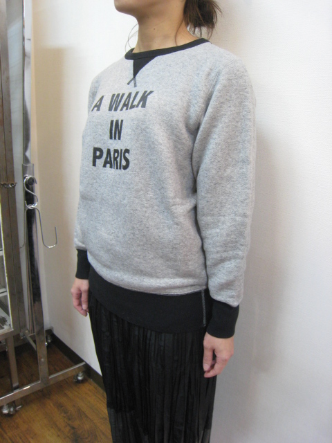 ｄｅｎｉｃｈｅｒ（ デニシェ ）フレンチテリーＰＡＲＩＳプリント　ＧＲＡＹ_a0089359_1261414.jpg