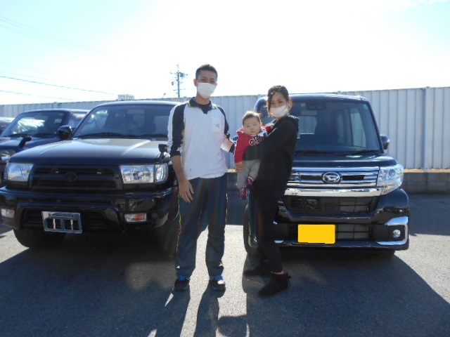 祝☆納車 新車 タントカスタム&★ご成約★H21年 ワゴンR FXヽ(*´∀)ノ゚ _c0213517_11455568.jpg