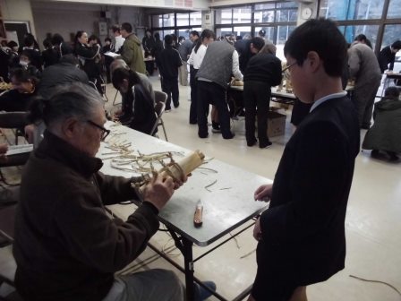 宮島学園 2016年度餅つき・松明づくり_f0229523_11164041.jpg