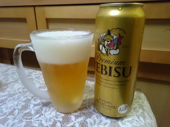 昨夜のビールVol.316 ヱビスロング缶 + 越後栃尾本舗栃尾あぶらげ + 紀文牛すじ_b0042308_05462436.jpg