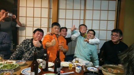 竹石先生宅での最後の忘年会_b0237229_21240406.jpg