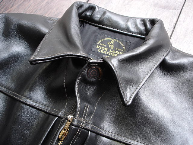 NEW : HIGH LARGE LEATHERS [HORSEHIDE JACKET] “Norman” 2016 Winter !!_a0132147_19265364.jpg