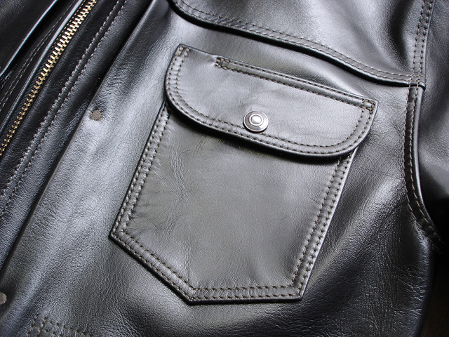 NEW : HIGH LARGE LEATHERS [HORSEHIDE JACKET] “Norman” 2016 Winter !!_a0132147_1927132.jpg