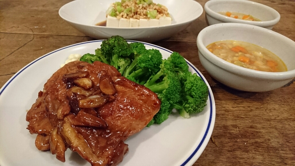 大掃除と照り焼きにんにくチキン_d0068151_11365065.jpg