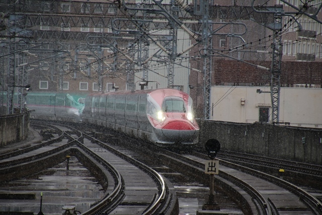 藤田八束の鉄道写真@東北新幹線を走るこまちとはやて、新幹線仙台駅には希望と夢のドラマがある_d0181492_20521622.jpg