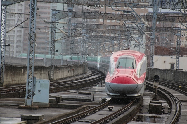 藤田八束の鉄道写真@東北新幹線を走るこまちとはやて、新幹線仙台駅には希望と夢のドラマがある_d0181492_20542839.jpg