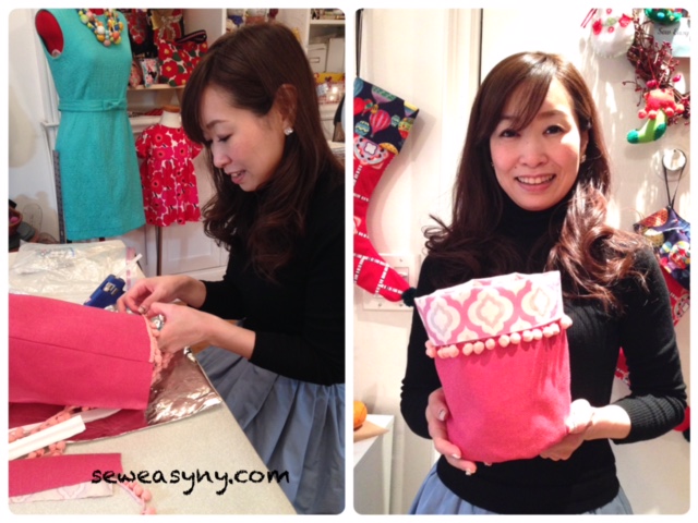 Nyファッション街生地屋さんツアーとソーイングレッスンの作品 Sew Easy New York Nyファッション街生地屋さんツアーとソーイングレッスンの作品 Sew Easy New York