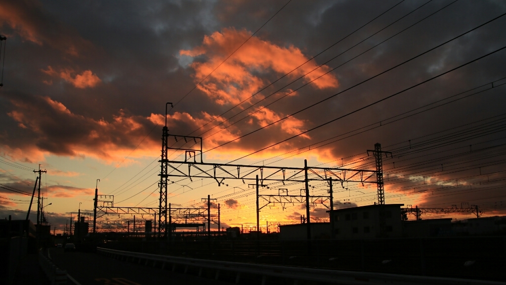 夕方の岸辺駅付近_d0202264_17064570.jpg