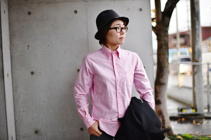 INDIVIDUALIZED SHIRTS ･･･ Light PINK Oxford B/D SHIRTS！★！_d0152280_0265561.jpg