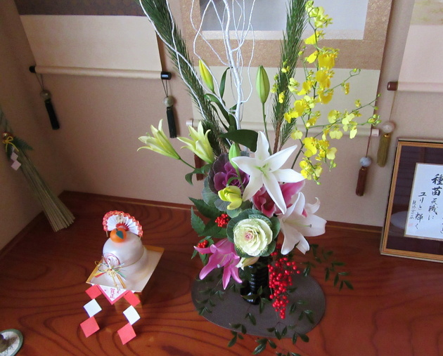 フラワ~ 大晦日 & お正月_f0067514_1854468.jpg