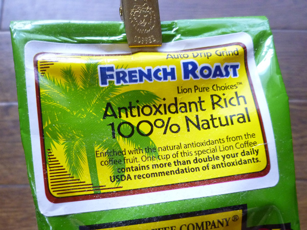 LION COFFEE FRENCH ROAST Antioxidant Rich 100% Natural_c0152767_19153671.jpg