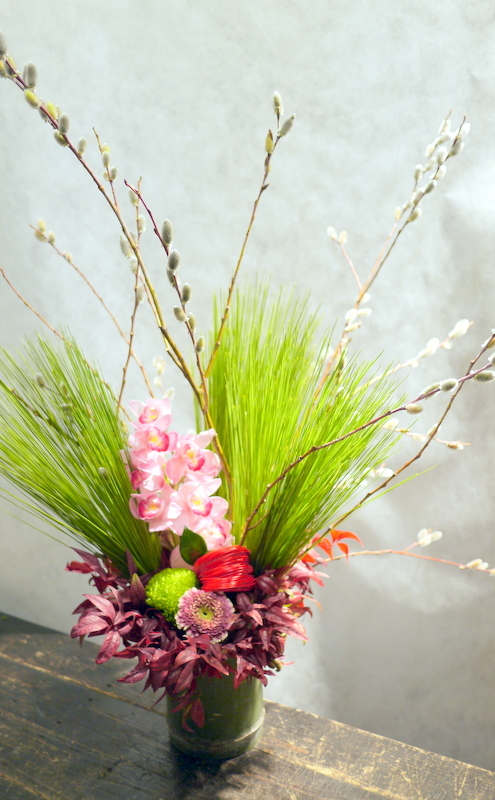 お仏壇用 お正月アレンジメント 新川西3条にお届け 札幌 花屋 Mell Flowers