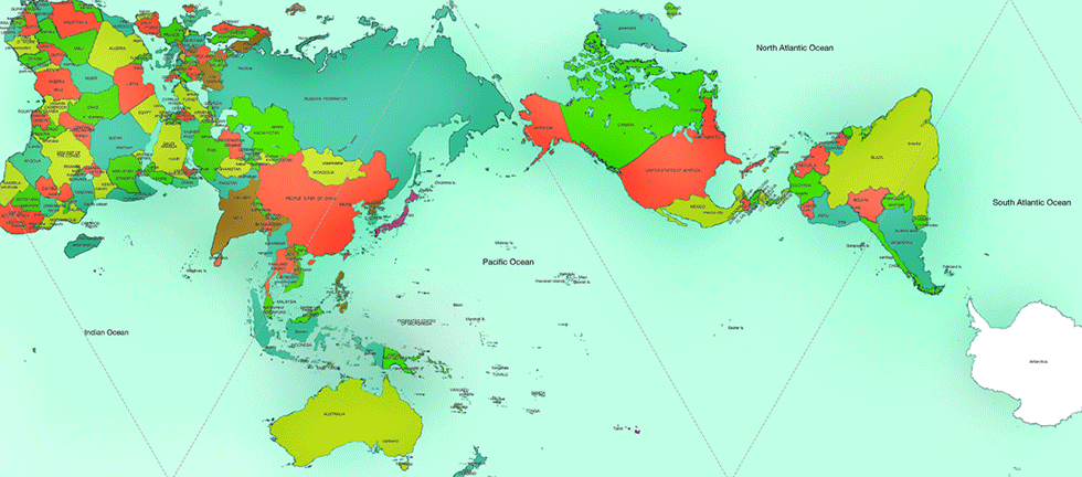 新しい世界地図 まさとの元気ノート